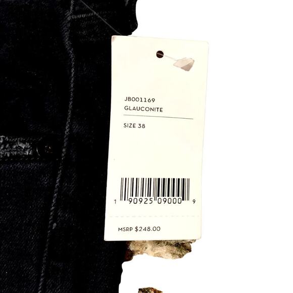 J Brand Men's Grunge Indie 90s Tyler Taper Jeans Size 38 NEW Black Slim Fit - Picture 4 of 5